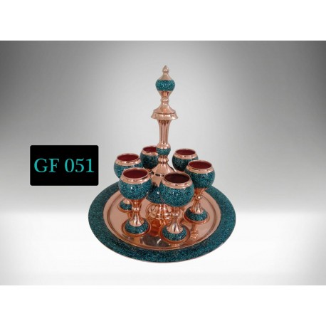 سرویس شربت خوری فیروزه کوبی